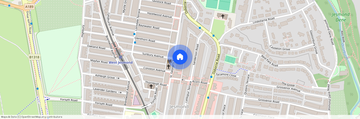 St Georges Terrace, Jesmond, Newcastle Upon Tyne, NE2