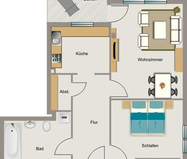 Demnächst frei! 2-Zimmer-Wohnung in Lünen Lünen - Photo 6