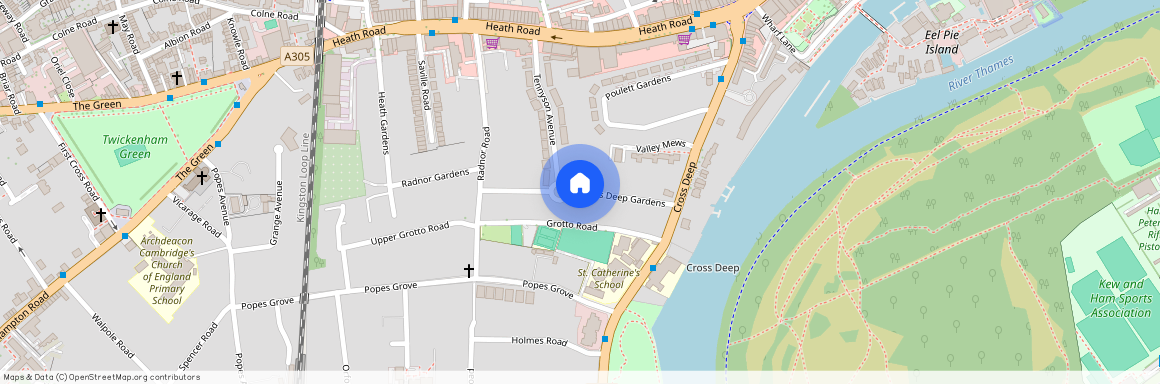 Cross Deep Gardens Twickenham TW1, Twickenham, TW1