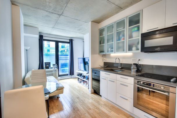 Immeuble à condos au Lowney sur Ville, Griffintown avec 1 chambre, offert en location semi-meublée - Photo 1