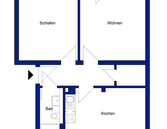 Komfortables Erdgeschoss-Wohnen mit Tageslichtbad und Balkon - Photo 1