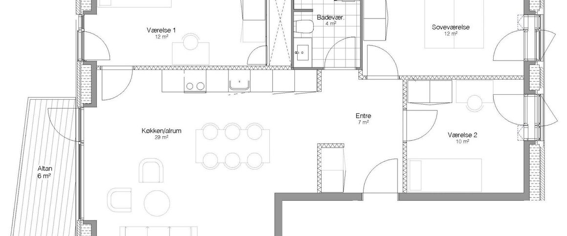 Lejlighed 18 - Hannemanns Alle 44H, 7 th - Foto 1