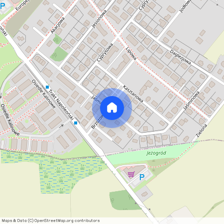 ul. Jaśminowa, Rokietnica, Rokietnica, poznański, wielkopolskie