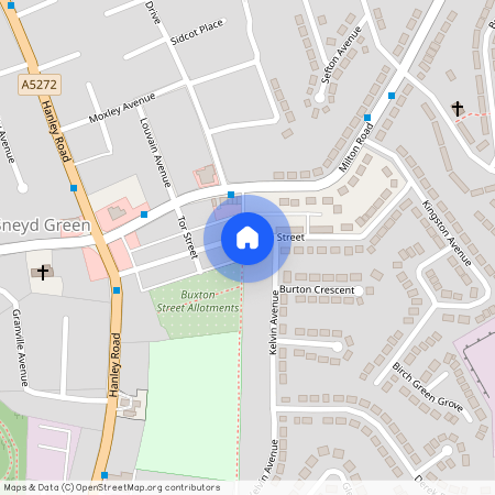 Buxton Street, Stoke-on-Trent, Staffordshire, ST1