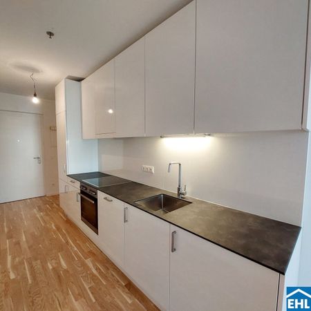 Sonnwendviertel: 1-Zimmer-Wohnung mit Balkon im 10. OG – Fitnessraum, Co-Working & Rooftop-Terrasse inklusive! - Foto 4