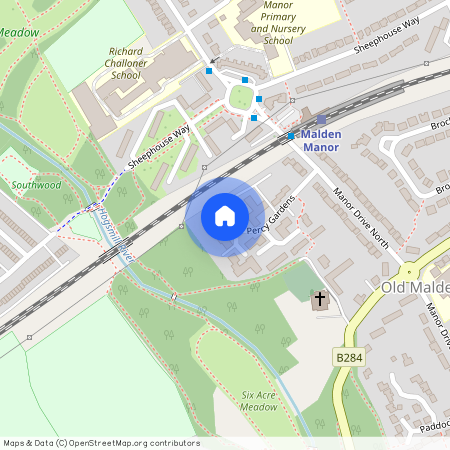 Percy Gardens, Worcester Park KT4 7SB