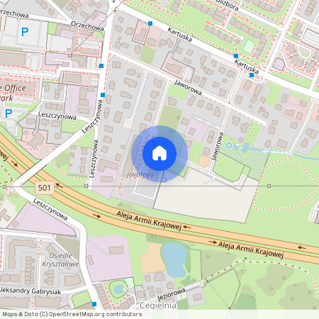 ul. Jaworowa, Jasień, Gdańsk, pomorskie