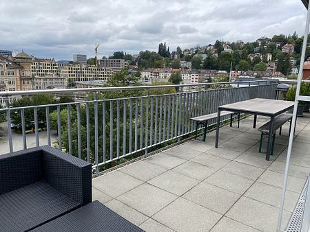 Beim Hauptbahnhof - Stadtmaisonettewohnung mit Blick ins Grüne - Foto 5