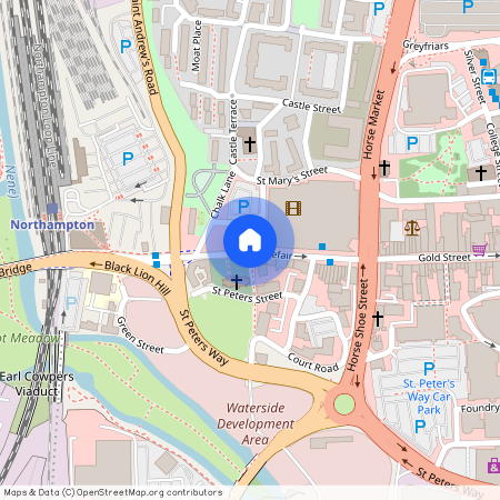 St. Peters Gardens, Marefair, Northampton, NN1