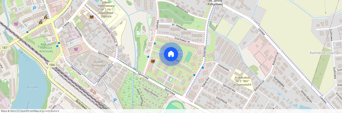 ul. Tenisowa, Szamotuły, Szamotuły, szamotulski, wielkopolskie