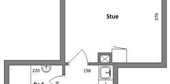 1-værelses studiebolig - Photo 2