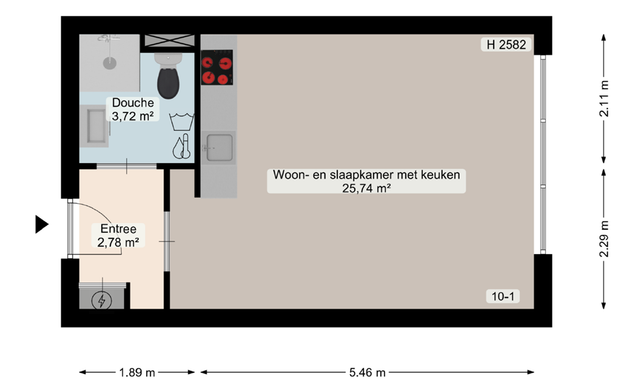 Te huur: Appartement Akerkhof in Groningen - Photo 1