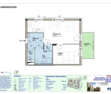 2-Zimmer-Wohnung mit Balkon, Top 15 - Foto 2