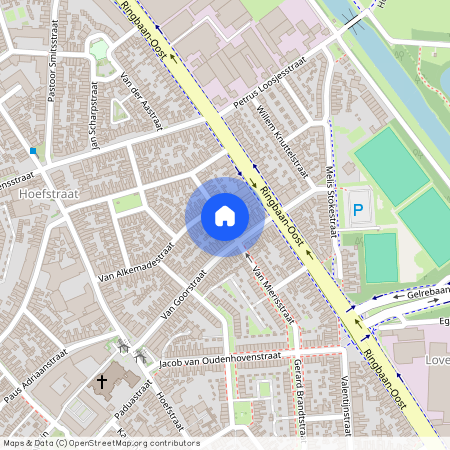 Hoefstraat Zuid, 5014 KX, Van Mierisstraat, Tilburg