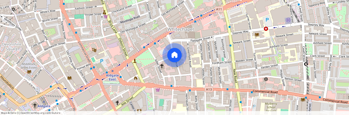 Plumbers Row, Aldgate, E1, London
