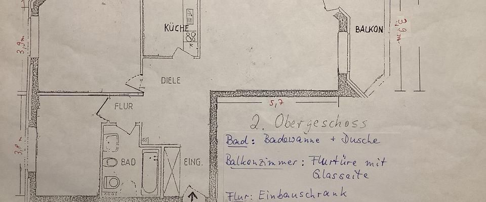 Wohnung nahe Detmolder Tor Paderborn, großer Zusatzkellerraum - Foto 1