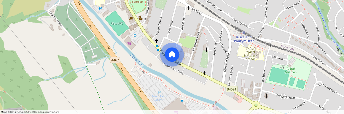 Flat 1 34 Commercial Street, Risca