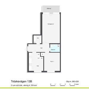 Tröskevägen 13B, Eslöv Centrum - Foto 3