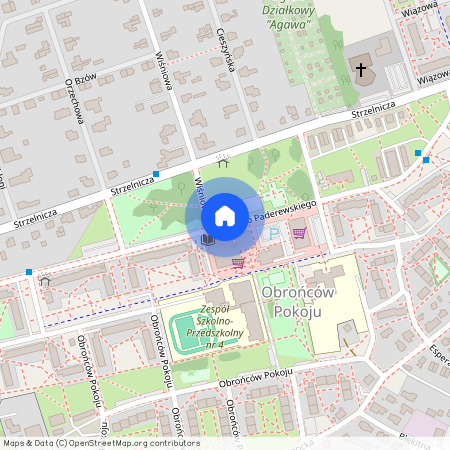 ul. Ignacego Paderewskiego, Obrońców Pokoju, Gliwice, śląskie