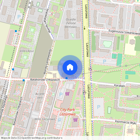 ul. Batalionów Chłopskich, Chrzanów, Bemowo, Warszawa, mazowieckie