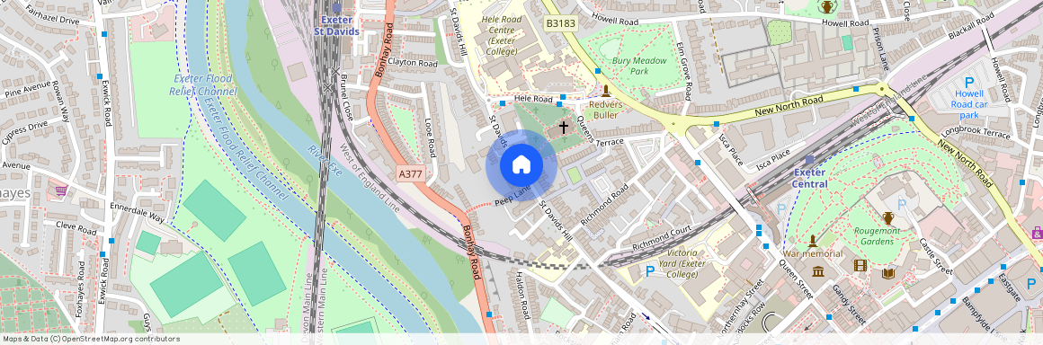 St Davids Hill, St Davids, Exeter, EX4