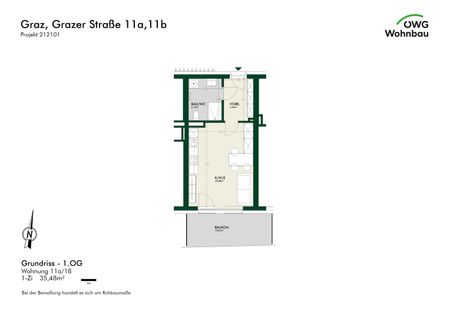 Perfekter Wohnstart in Graz-Andritz: Moderne Singlewohnung mit Balkon, Einbauküche & Wohlfühlgarantie! - Photo 5