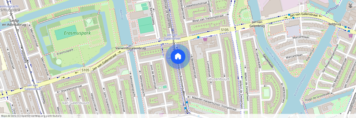 Geuzenbuurt, 1056 GV, Admiraal De Ruijterweg, Amsterdam