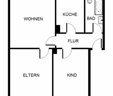 Überruhr-Holthausen: Frisch renovierte 3-Zi.-Whg. mit Balkon - Foto 1