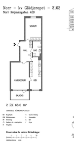 Norra Köpmangatan 42 D, våning 1 - Foto 4