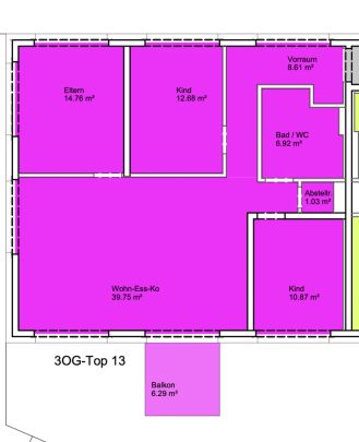 Großzügigen helle 4 Zimmer Wohnung mit Balkon in zentraler Lage in Dornbirn - Photo 1