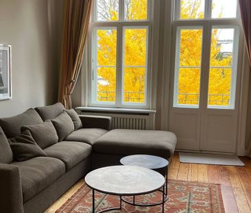 Möblierte 2-Zimmer-Altbau-Wohnung in Hamburg-Harvestehude - Foto 1