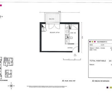 Location Appartement 1 pièce 28m² ST ANDRE DE CUBZAC 33240 - Photo 1