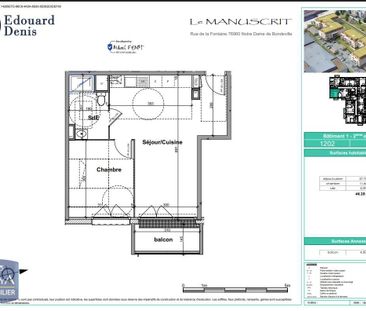 Location Appartement 2 pièces 44m² NOTRE DAME DE BONDEVILLE 76960 - Photo 3