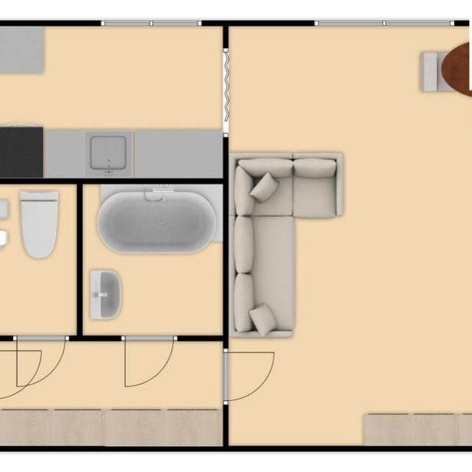 Pronájem bytu 1+1 38 m², Na Petřinách , Praha - Photo 1