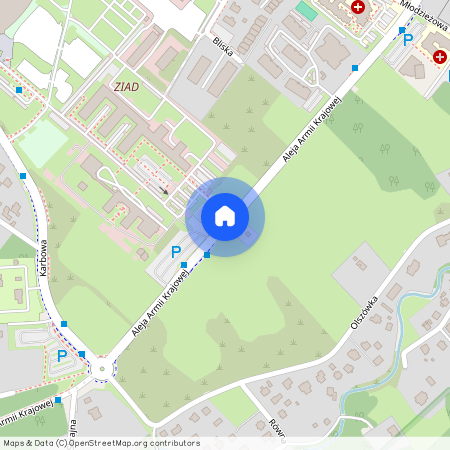 al. Armii Krajowej, Olszówka, Mikuszowice Śląskie, Bielsko-Biała, śląskie