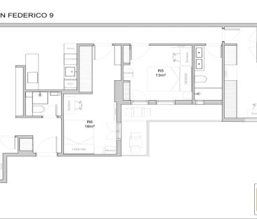 Room in a shared 6-bedroom apartment for rent in Goya, professionals and students only. - Photo 5