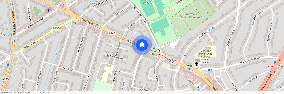Ewell Road, Surbiton, KT6