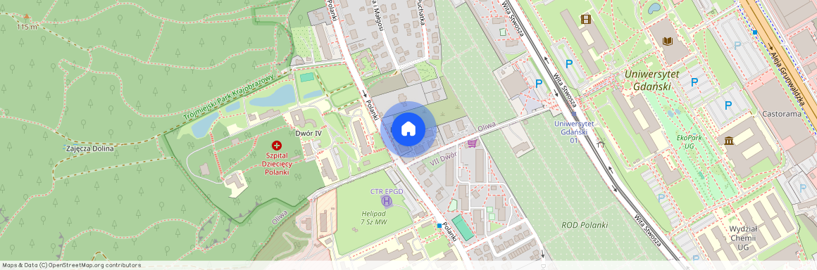 ul. Polanki, Gdańsk Oliwa