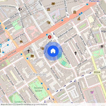 Cartwright Gardens, Bloomsbury, London, WC1H