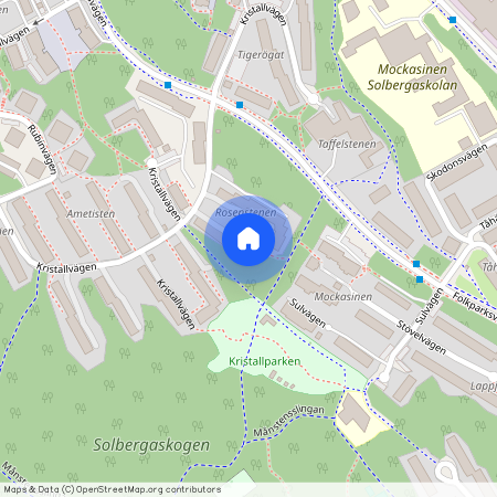 Solberga, Stockholm, Kristallvägen 138