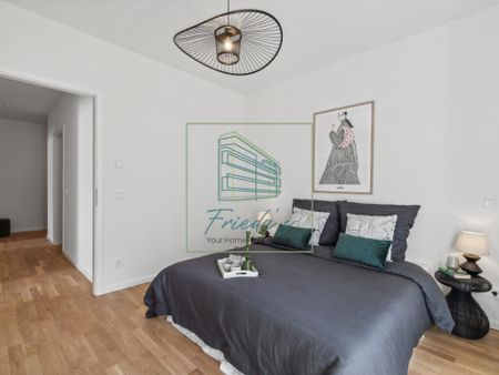 Neubau-Komfort in Friedenau: 3-Zimmer-Wohnung mit hochwertiger Einbauküche und Balkon - Foto 2