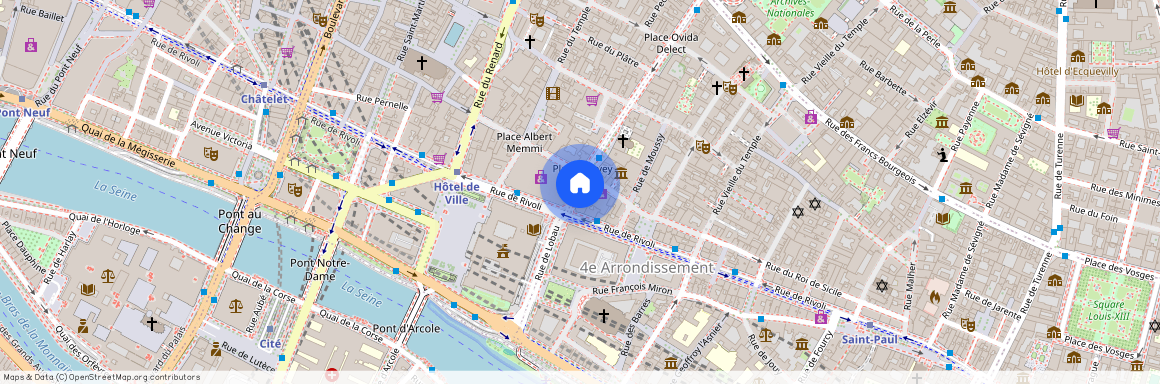 Appartement à louer rue des Archives, Paris 4ème