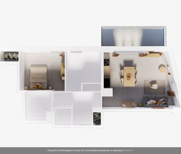 location Appartement T3 DE 61.3m² À MARSEILLE - Photo 5