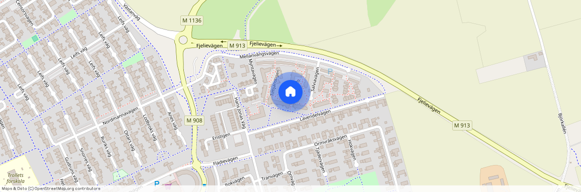 Malvastigen 23, Bjärred