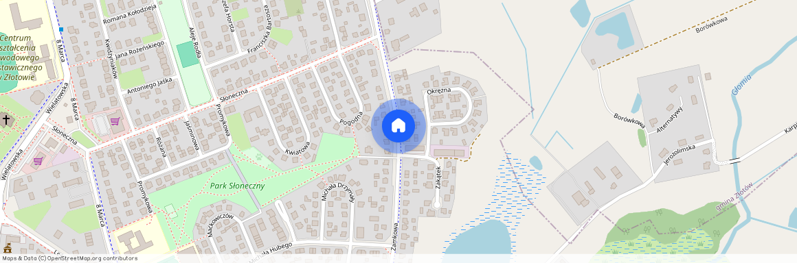 ul. Zamkowa, Złotów, złotowski, wielkopolskie