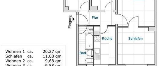 Mitten drin statt nur dabei: 4-Zimmer-Wohnung - Foto 1