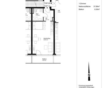 ++AB SOFORT VERFÜGBAR++ Helle 1- Zimmer- Wohnung mit sonnigem Balko... - Photo 1