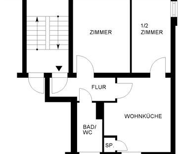 Einziehen und wohlfühlen, tolle 2-Zimmer-Wohnung in der Stadtmitte ... - Foto 4