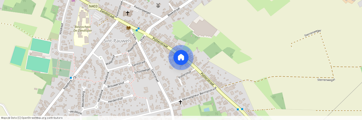 Potterstraat, 43 A, Sint-Pauwels