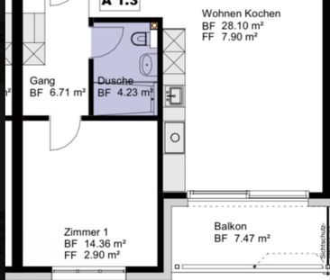 2.5 Zimmerwohnung - Photo 1